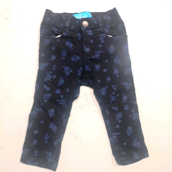 5 for 25$💛old navy floral skinny jeans - Picture 1 of 5